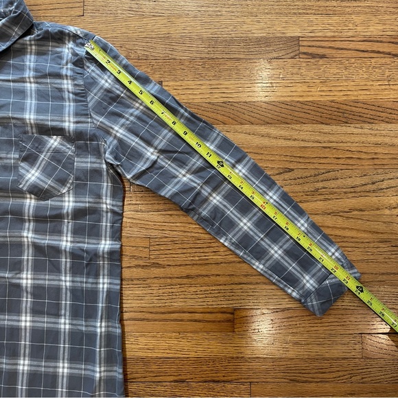 Garnet Hill Long-Sleeve Flannel Shirtdress 100% Organic Pima Cotton - Picture 8 of 10